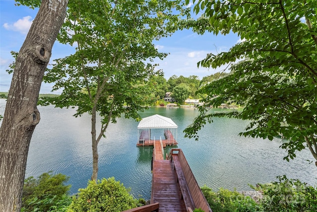 2218 Mallard Cove Dr, Nebo, NC 28761 - dock with a water view