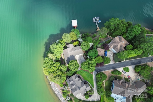 2218 Mallard Cove Dr, Nebo, NC 28761 - aerial view of property's location with a large body of water