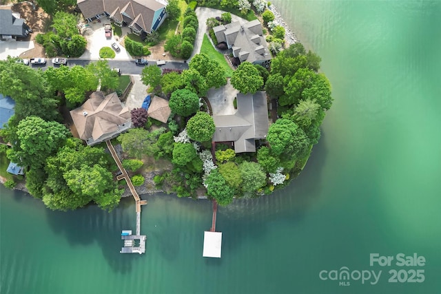 2218 Mallard Cove Dr, Nebo, NC 28761 - aerial view of property's location featuring a nearby body of water and nearby suburban area
