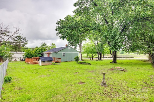 275 N Garrison Rd, Rock Hill, SC 29730 - view of yard featuring a deck