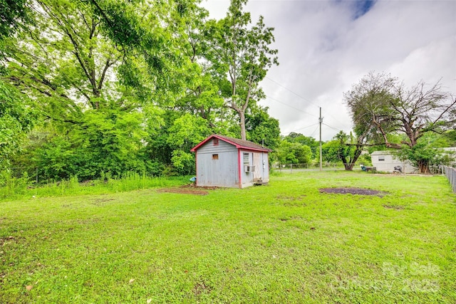 275 N Garrison Rd, Rock Hill, SC 29730 - view of yard featuring a storage unit and an outdoor structure