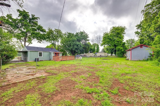 275 N Garrison Rd, Rock Hill, SC 29730 - view of yard featuring a deck