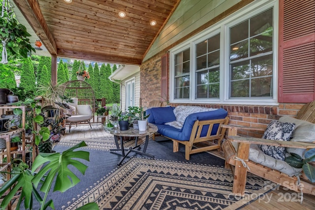 11 Chaz Ln, Candler, NC 28715 - view of patio with outdoor lounge area