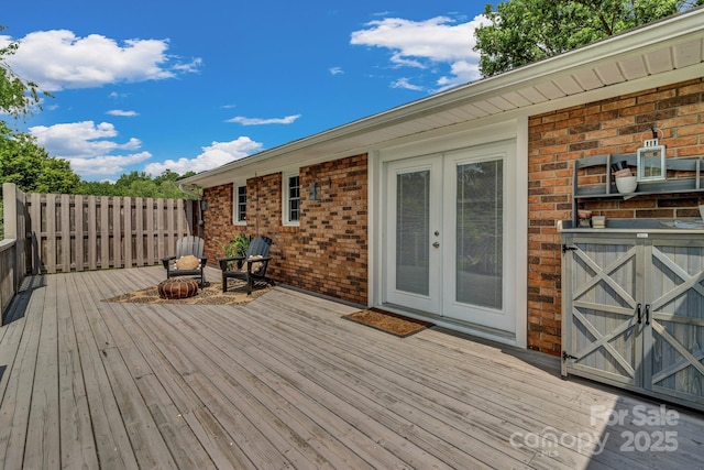 11 Chaz Ln, Candler, NC 28715 - deck featuring french doors
