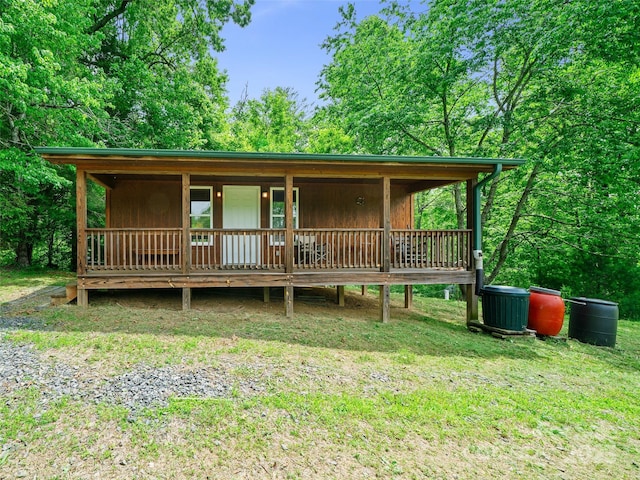 289 Bailey Settlement Rd, Green Mountain, NC 28740 - view of front of home with a front yard and cooling unit