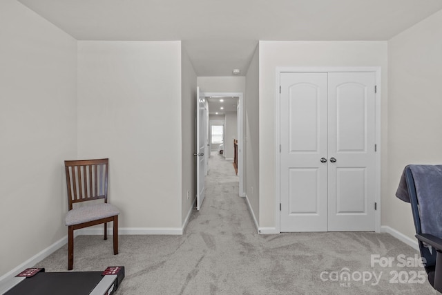 5625 Axil Ln, Charlotte, NC 28269 - sitting room with carpet and baseboards