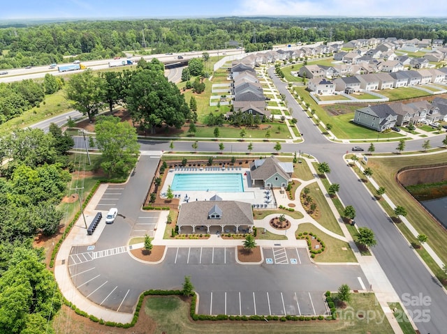 5625 Axil Ln, Charlotte, NC 28269 - aerial view of a pool