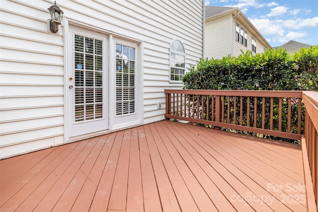 11526 Mcginns Trace Ct, Charlotte, NC 28277 - view of wooden deck