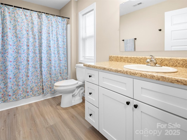 87 Markley Dr, Flat Rock, NC 28731 - full bath featuring vanity, wood finished floors, and toilet