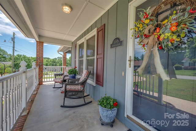 136 Coventry Ln, Forest City, NC 28043 - view of covered porch