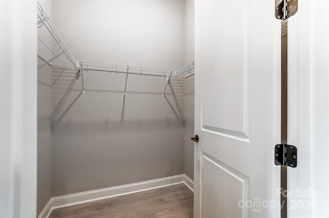 7517 Lancaster Hwy Unit 5, Waxhaw, NC 28173 - spacious closet featuring wood finished floors