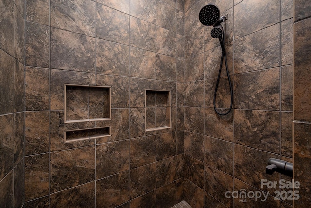10502 Old Ardrey Kell Rd, Charlotte, NC 28277 - bathroom view of a tile shower