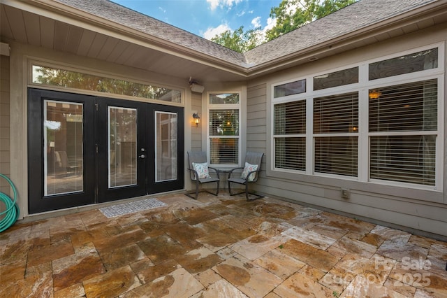 10502 Old Ardrey Kell Rd, Charlotte, NC 28277 - view of patio featuring french doors