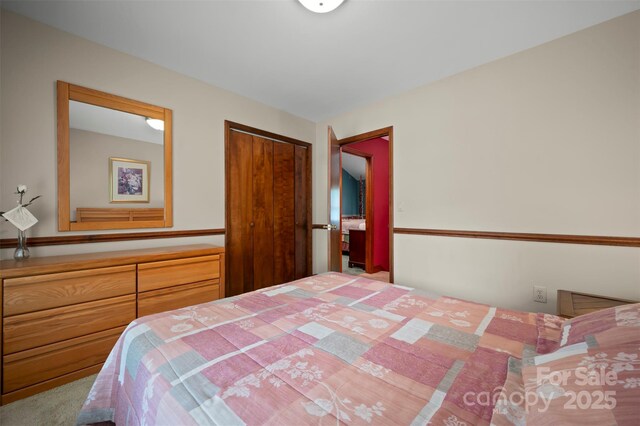 312 Briarwood Dr, Rutherfordton, NC 28139 - carpeted bedroom featuring a closet