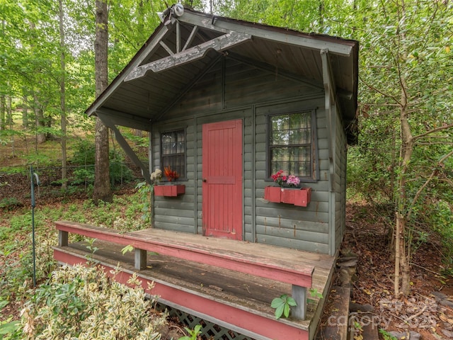 318 Sandsridge Way, Waynesville, NC 28785 - view of outbuilding with an outdoor structure