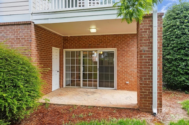 8731 Coralbell Ln, Charlotte, NC 28213 - entrance to property with brick siding and a patio