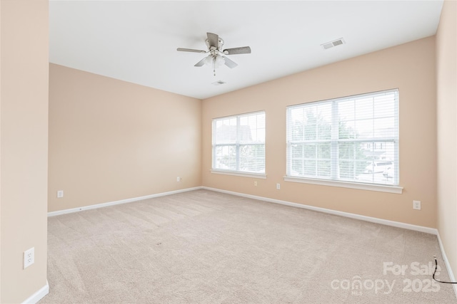 14104 Kendrick Cross Rd, Charlotte, NC 28273 - carpeted spare room featuring ceiling fan and baseboards