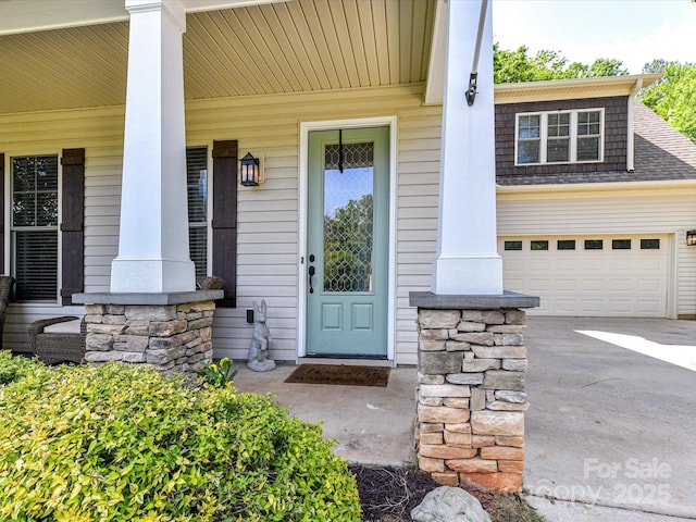 3801 Creek Ridge Dr, Denver, NC 28037 - entrance to property with a porch and concrete driveway