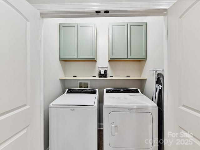 3801 Creek Ridge Dr, Denver, NC 28037 - washroom with cabinet space and independent washer and dryer
