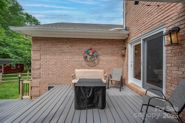 144 Chickasaw Dr, Shelby, NC 28152 - view of wooden terrace
