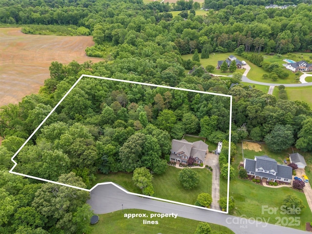 144 Chickasaw Dr, Shelby, NC 28152 - view of property location with a forest and property parcel outlined