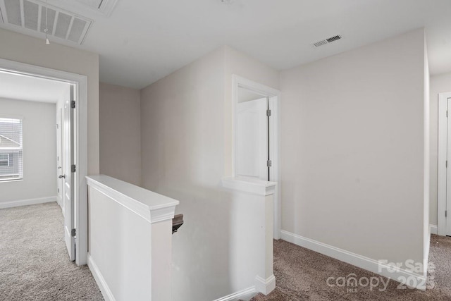 687 Cape Fear St, Fort Mill, SC 29715 - corridor featuring an upstairs landing, carpet floors, and baseboards
