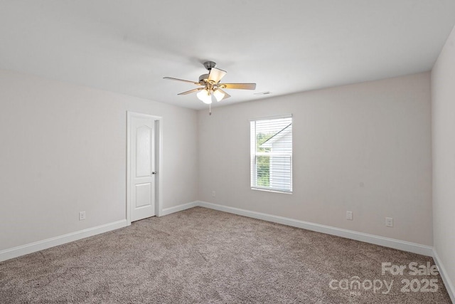 687 Cape Fear St, Fort Mill, SC 29715 - carpeted empty room with a ceiling fan and baseboards