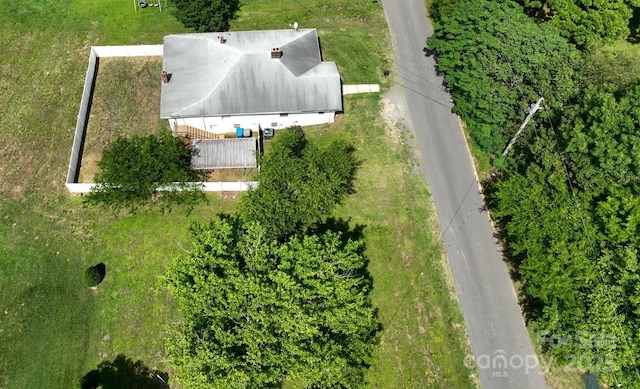 view of subject property