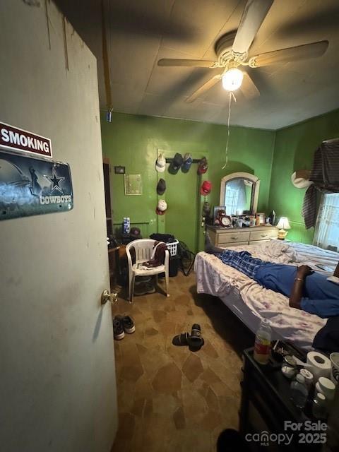 618 Douglas St, Shelby, NC 28150 - bedroom with ceiling fan