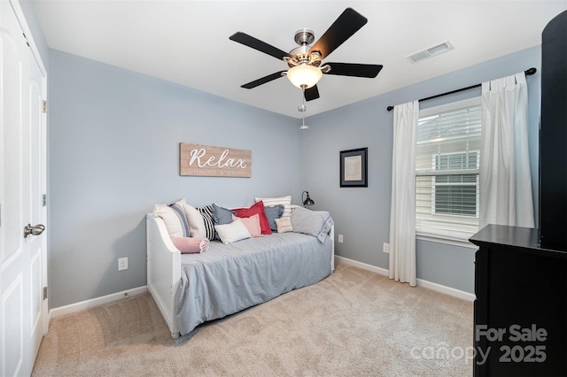 12832 Heath Grove Dr, Huntersville, NC 28078 - carpeted bedroom with baseboards and a ceiling fan