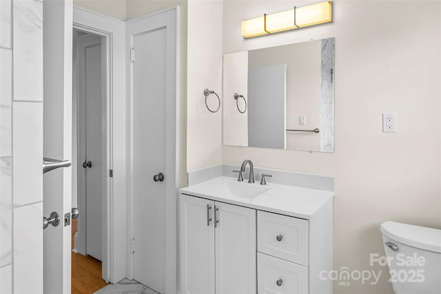 90 Pinewood Rd, Granite Falls, NC 28630 - bathroom featuring vanity and toilet