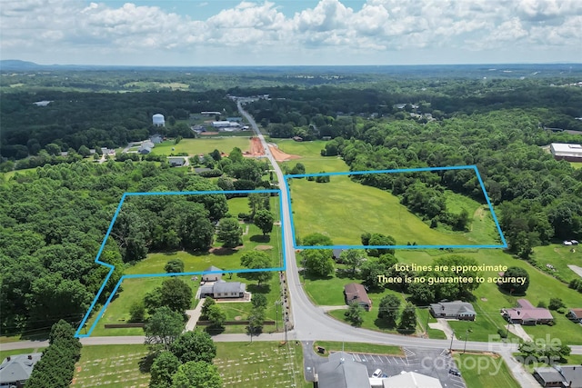 90 Pinewood Rd, Granite Falls, NC 28630 - view of property location with a forest and property boundaries highlighted