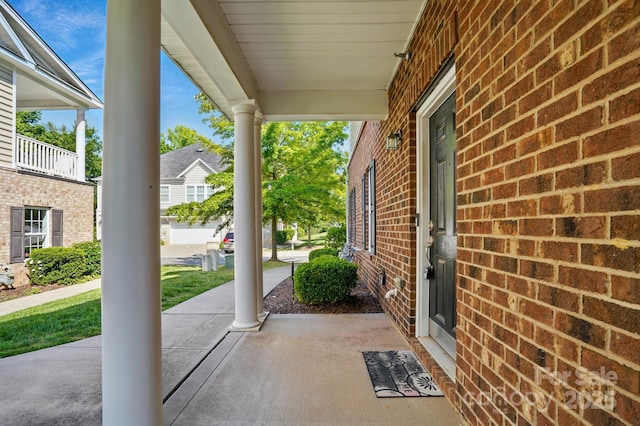 11209 Lazio Ln Unit 1, Charlotte, NC 28277 - view of patio with covered porch