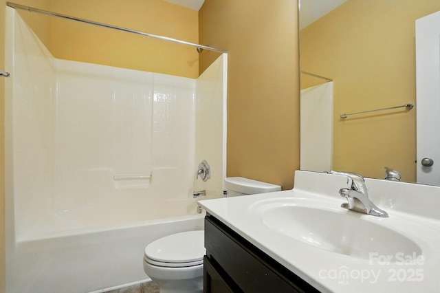 11209 Lazio Ln Unit 1, Charlotte, NC 28277 - full bathroom featuring toilet, vanity, and bathing tub / shower combination