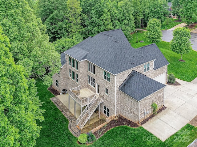 129 Overlook Ridge Ln, Davidson, NC 28036 - aerial view of property and surrounding area