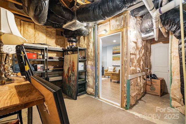 5214 Polo Gate Blvd, Charlotte, NC 28216 - view of unfinished basement