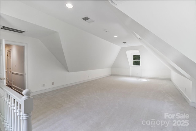 4920 Parview Dr S, Charlotte, NC 28226 - bonus room with carpet floors, lofted ceiling, baseboards, and recessed lighting