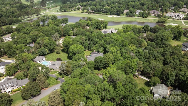 4920 Parview Dr S, Charlotte, NC 28226 - aerial view of property and surrounding area featuring a nearby body of water and nearby suburban area