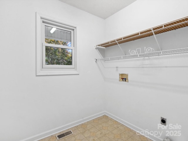 1028 Swaying Oats Dr, York, SC 29745 - clothes washing area with hookup for an electric dryer, hookup for a washing machine, and baseboards