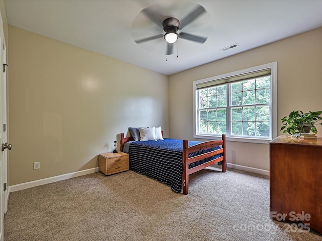 410 Deer Brush Ln, Waxhaw, NC 28173 - carpeted bedroom featuring baseboards and a ceiling fan