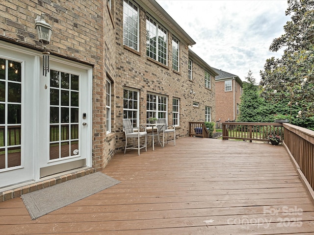 410 Deer Brush Ln, Waxhaw, NC 28173 - view of wooden terrace