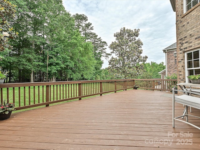 410 Deer Brush Ln, Waxhaw, NC 28173 - wooden terrace featuring a lawn