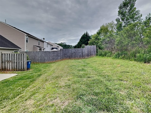 view of yard