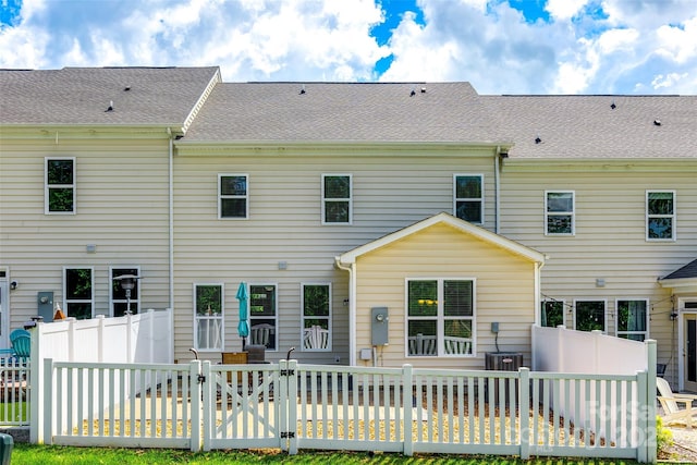 809 River Park Rd, Belmont, NC 28012 - back of house with fence and central AC
