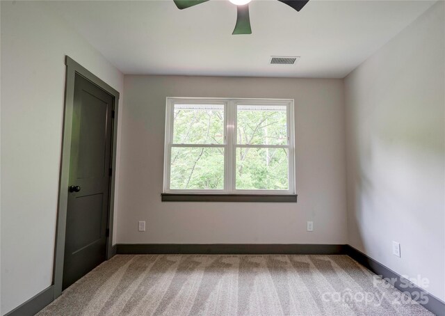 600 S Cline Ave, Newton, NC 28658 - unfurnished room featuring carpet floors, ceiling fan, and baseboards