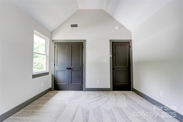 600 S Cline Ave, Newton, NC 28658 - bedroom with high vaulted ceiling and baseboards