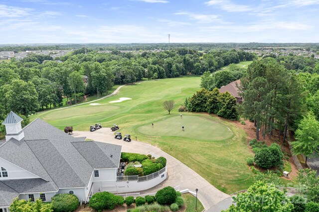 10911 Skymont Dr, Huntersville, NC 28078 - bird's eye view of a golf club and a tree filled landscape