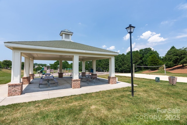 10911 Skymont Dr, Huntersville, NC 28078 - surrounding community with a gazebo and a yard