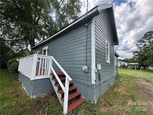 168 Grove St, Mocksville, NC 27028 - view of side of property with crawl space