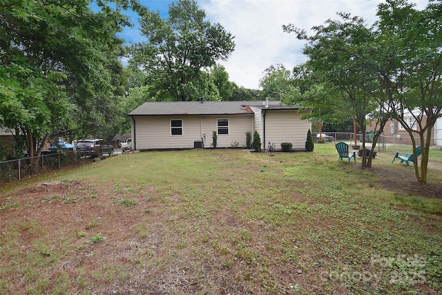 3623 Braden Dr, Charlotte, NC 28216 - rear view of house with cooling unit